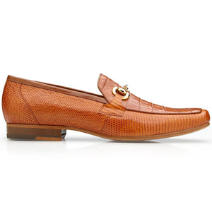 Belvedere Mens Brandy Color Crocodile Lizard Loafers Udine - Image 2