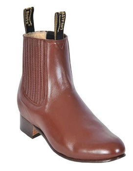 Brandy Los Altos Boots Men's Charro Botin Short Ankle Deer Leather Boots