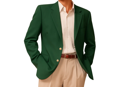 Brass Buttons Two Button Cheap Priced Unique Dress Blazer Jacket For Men Sale Augusta Green Blazer (Men +Women)