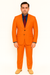 SKU#JA57926 Bright Orange Suit With Pants - Light Orange Suit