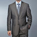 Men's Brown Teakweave 2-button Texture ~ Patterned Fabric Flat Front Pants Cheap Priced Business Suits Clearance Sale
