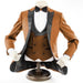 Brown 3-Piece Slim-Fit Tuxedo + Black Pants
