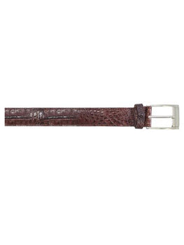 Los Altos Brown / Cafe All-Over Genuine Crocodile ~ World Best Alligator ~ Gator Skin Cinturon De Cocodrilo
