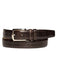 Men's Mezlan Belts Brand Soft Nubuck Backing Genuine Crocodile Brown Skin Handmade Cinturon De Cocodrilo