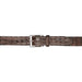 Chocolate Brown Hornback Belt