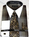 Brown Houndsiooth Colorful Men'S Dress Shirt