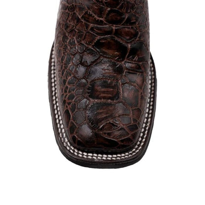 Men's Genuine Exotic Animal Skin Ferrini Hornback Crocodile Card Holder by Ferrini USA - Image 3