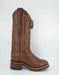 Los Altos Men's Brown Genuine Pirarucu Wide Square Toe Boot