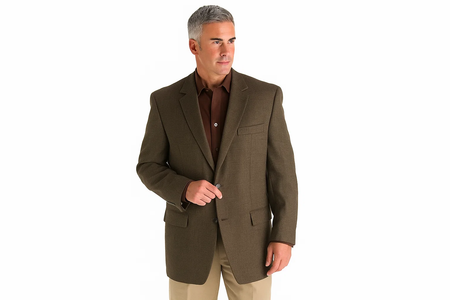 Men's 2 Button Designer Casual Cheap Priced Fashion Blazer Dress Jacket Brown Check Sport Coat