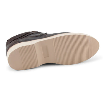 Los Altos Brown Full Ostrich Leg Skin Boots