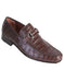 Men's Brown Genuine Caiman Crocodile Belly Slip On By Los Altos Boots