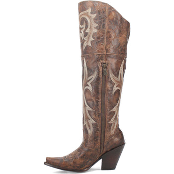 Dan Post Men Brown Jilted 20 Snip Toe Over the Knee Boot - Image 5