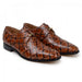 Belvedere Men's Brown Pirarucu Dress Shoes Renzo