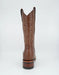 Los Altos Men's Brown Leather Wide Square Toe Rubber Sole Boot