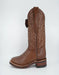 Los Altos Men's Brown Leather Wide Square Toe Rubber Sole Boot