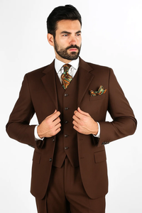  Brown Three-Piece 