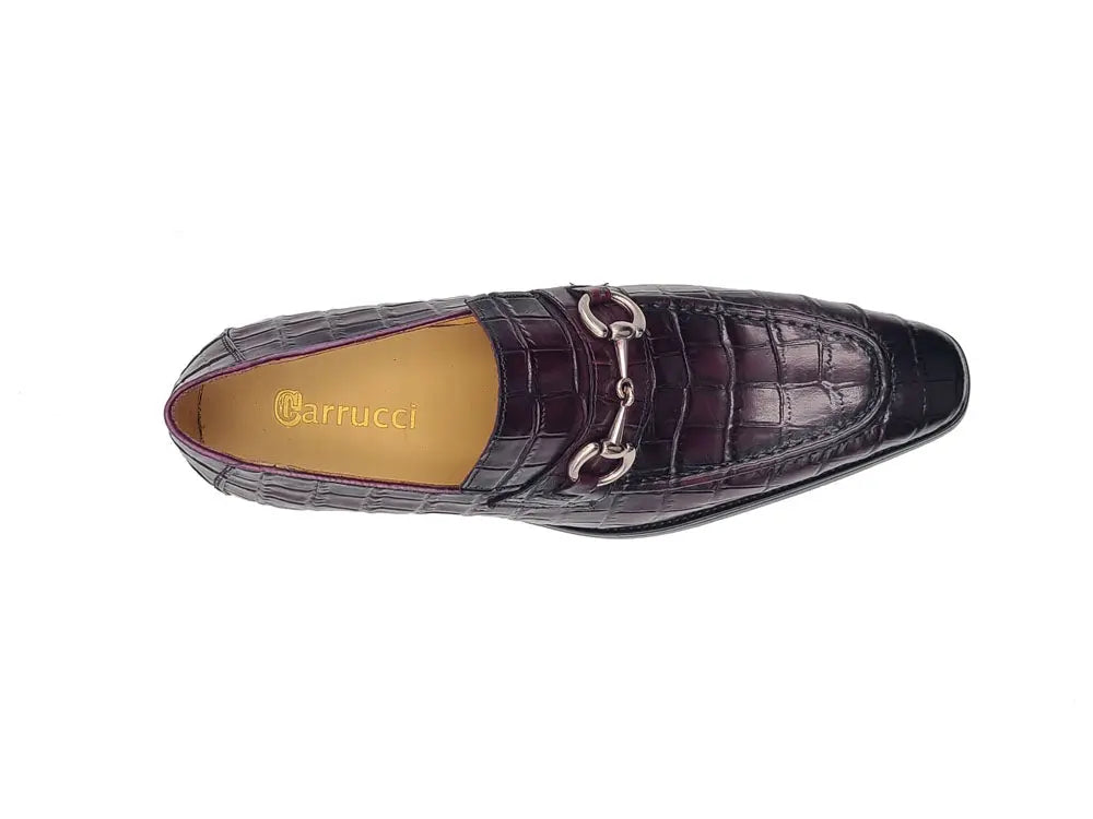 Buckle Loafer w Gator Embossed Leather - Image 15