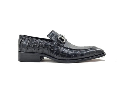Buckle Loafer w Gator Embossed Leather - Image 3