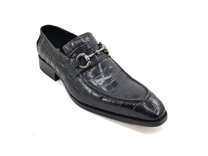 Buckle Loafer w Gator Embossed Leather - Image 4