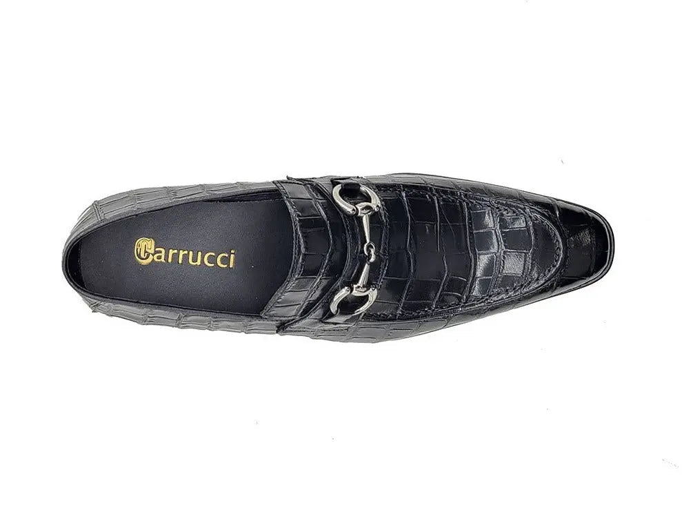 Buckle Loafer w Gator Embossed Leather - Image 5