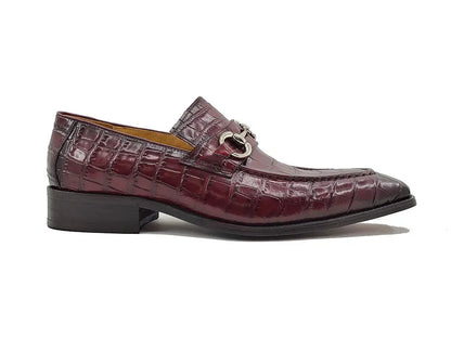 Buckle Loafer w Gator Embossed Leather - Image 23