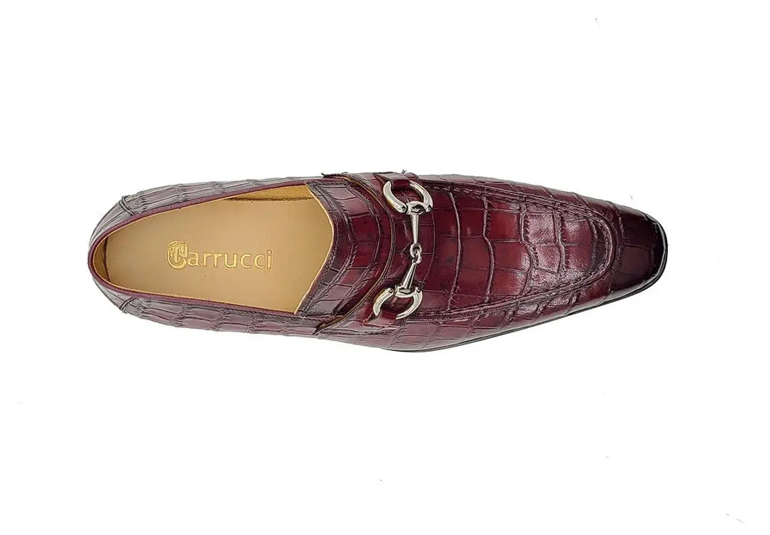 Buckle Loafer w Gator Embossed Leather - Image 25