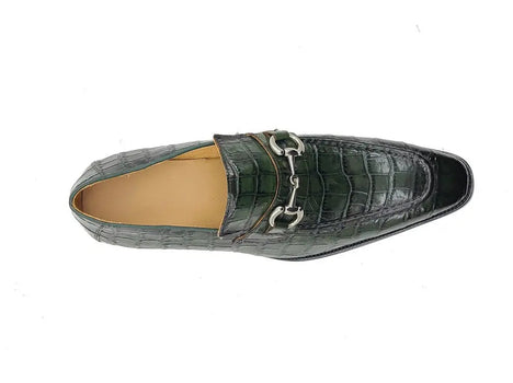 Buckle Loafer w Gator Embossed Leather - Image 30