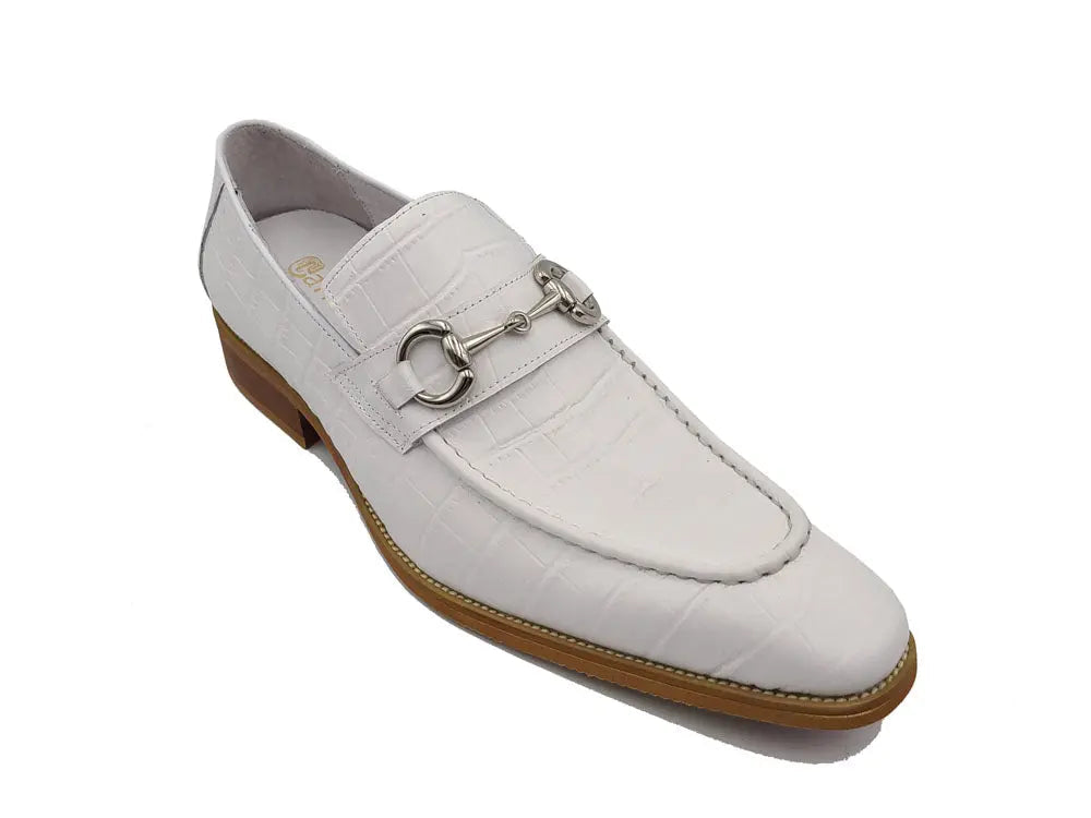 Buckle Loafer w Gator Embossed Leather - Image 33