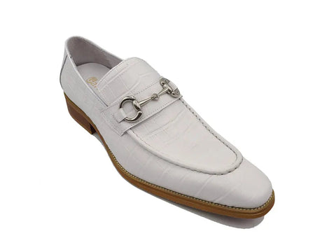 Buckle Loafer w Gator Embossed Leather - Image 33