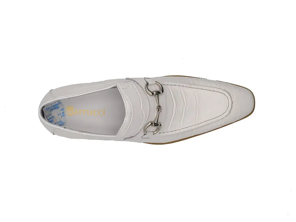 Buckle Loafer w Gator Embossed Leather - Image 34