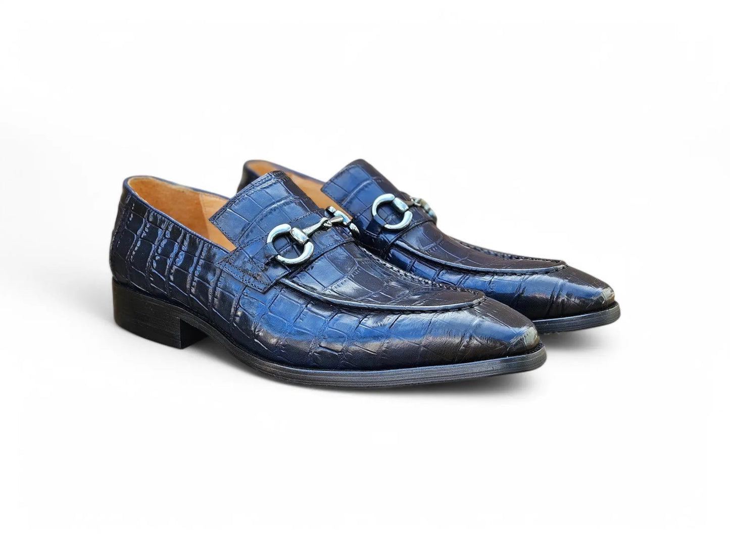 Buckle Loafer w Gator Embossed Leather - Image 6