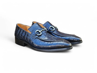 Buckle Loafer w Gator Embossed Leather - Image 6