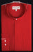 Banded Collarless Red ~ Wine ~ Maroon Color Men's Dress Shirt