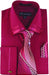 Burgundy ~ Wine ~ Maroon Color Fashion Matching Tie and Hankie Set Men's Dress Shirt