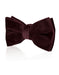 Men'S Burgundy ~ Wine ~ Maroon Color Velvet Fashion Bow Tie-Men'S Neck Ties - Mens Dress Tie - Trendy Mens Ties