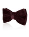 Men'S Burgundy ~ Wine ~ Maroon Color Velvet Fashion Bow Tie-Men'S Neck Ties - Mens Dress Tie - Trendy Mens Ties