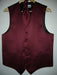 BURGANDY  GROOMSMEN DRESS TUXEDO WEDDING Vest ~ Waistcoat ~ Waist coat & TIE SET Buy 10 of same color Tie For $25 Each - Men's Neck Ties - Mens Dress Tie - Trendy Mens Ties