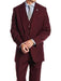 Mens Burgundy ~ Wine ~ Maroon Suit Classic 1920s Suny Vested 3 Piece Burgundy Suit