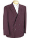 Burgundy Double Breasted Suits 2pc rayon Men's SHARP Classic fit  Suits