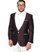 Burgundy Maroon ~ and White Lapel Tuxedo Vested 3 Piece Suit Wedding / Prom / Party Suit 2020 New Formal Style
