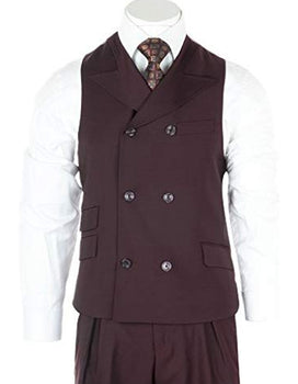 Burgundy Two Flap Front Pockets One Chest Pocket Pant