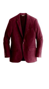 Burgundy Mens Winter Blazers - Cashmeres and Winter Fabric Dress Jacket $99UP