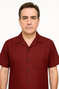 Mens Linen Walking Suit - Burgundy Summer Outfit - Mens Linen Suit