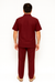 Mens Linen Walking Suit - Burgundy Summer Outfit - Mens Linen Suit