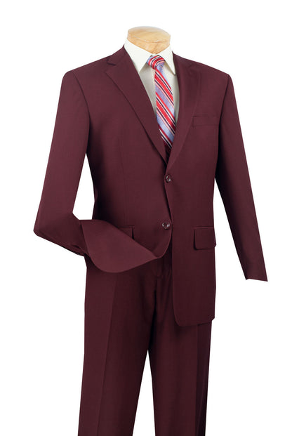 Mens Vinci Two Button Texture Weave Suit Modern Fit