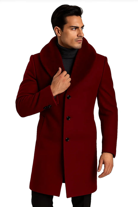 Burgundy Topcoat 