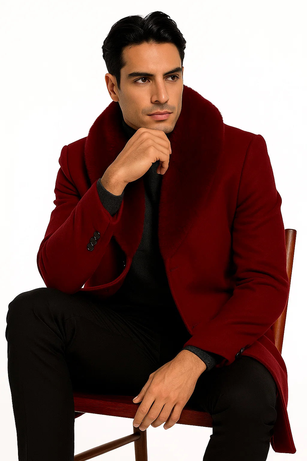 Burgundy Topcoat 