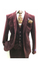 Burgundy ~ Velvet Maroon Corduroy Burgundy Suit