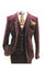 Burgundy ~ Velvet Maroon Corduroy Burgundy Suit