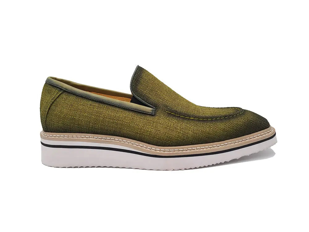 Burnished Linen Loafer - Image 9